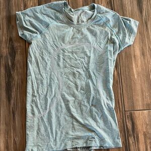 Blue Striped Women's Top